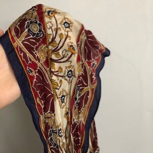 Vintage Silk Skinny Scarf
